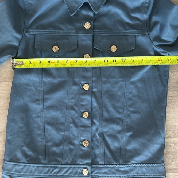 NWT Zara Blue Denim button down Mini Dress Sz S - Picture 6 of 10